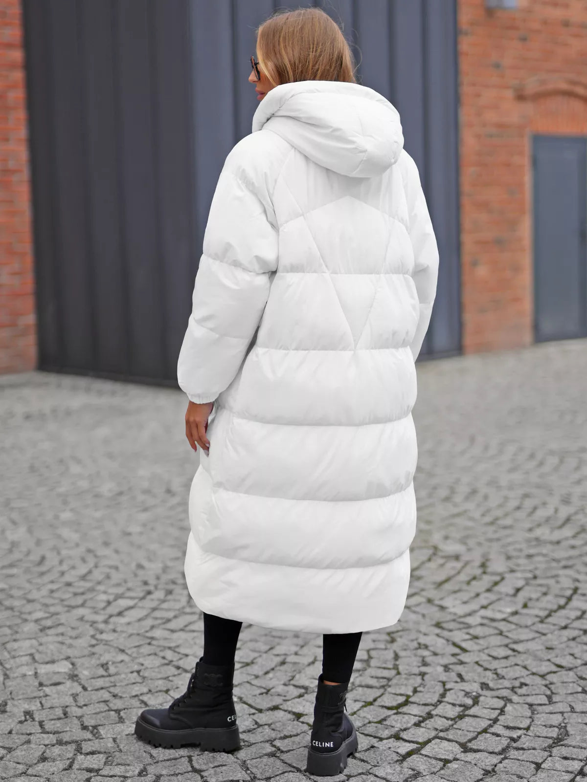 Women's white coat Izabel