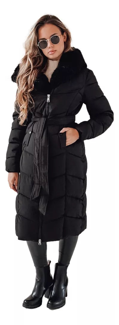 Women's quilted black jacket Oris