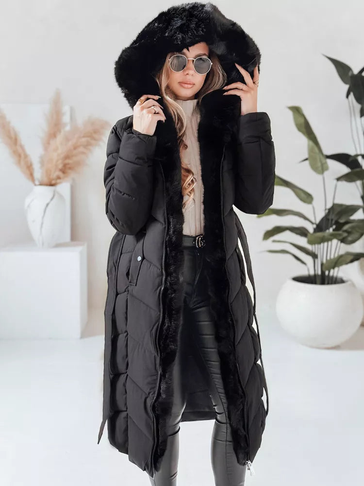 Women's winter black jacket Emi