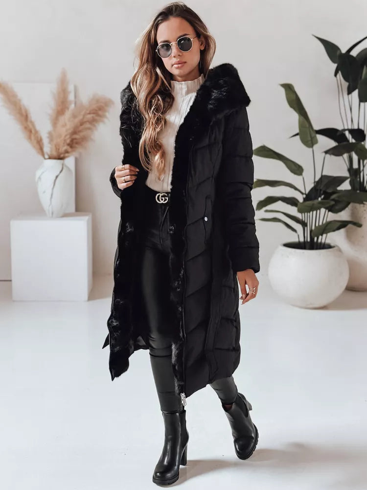 Women's winter black jacket Emi