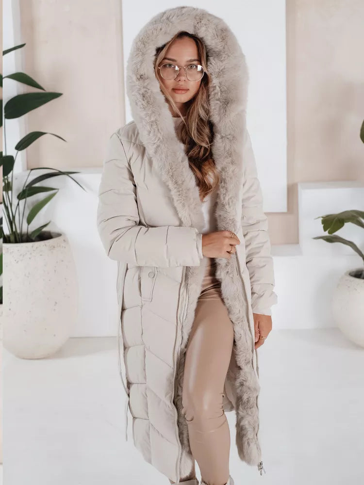 Women's quilted white jacket Oris