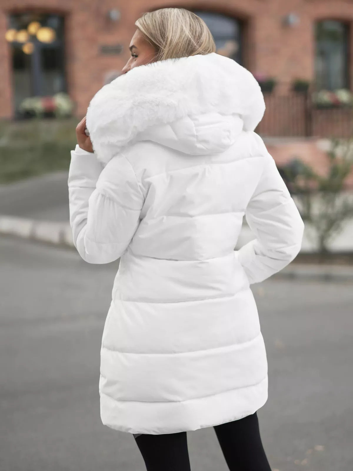 Women's white coat Stel