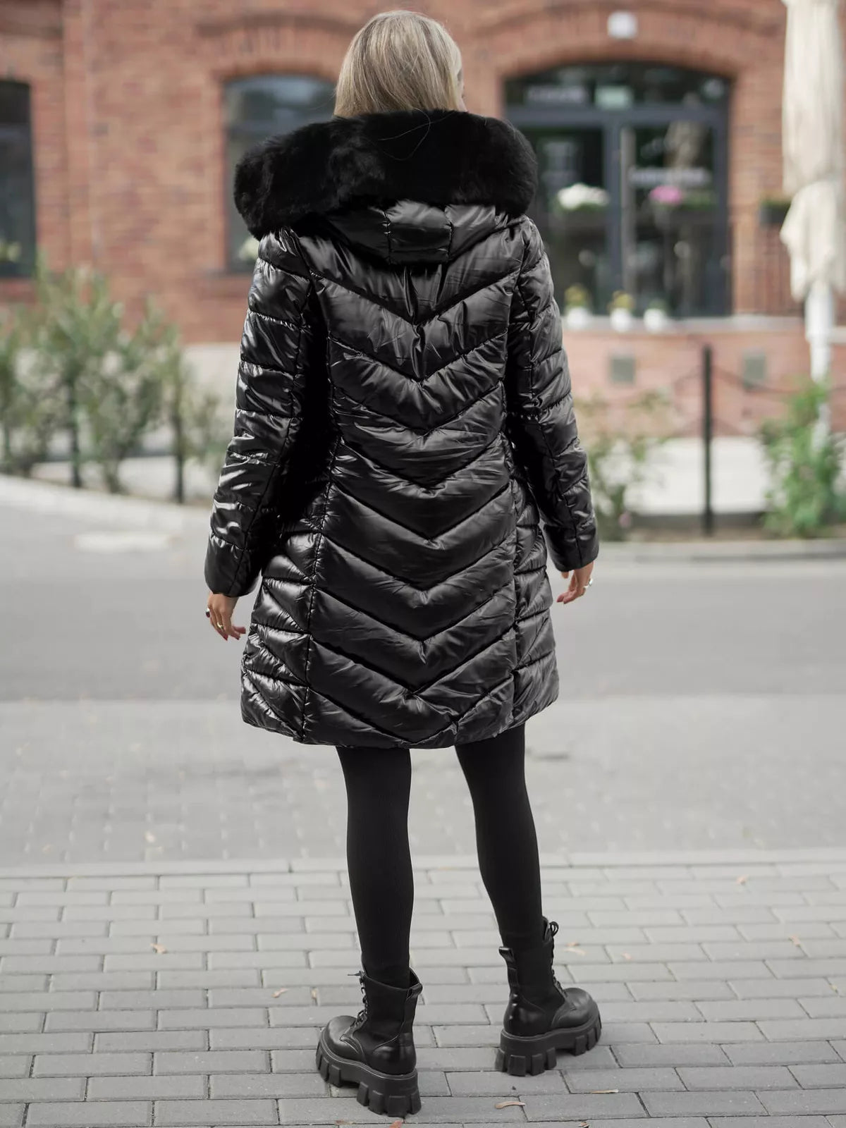 Black women's winter jacket Marisa