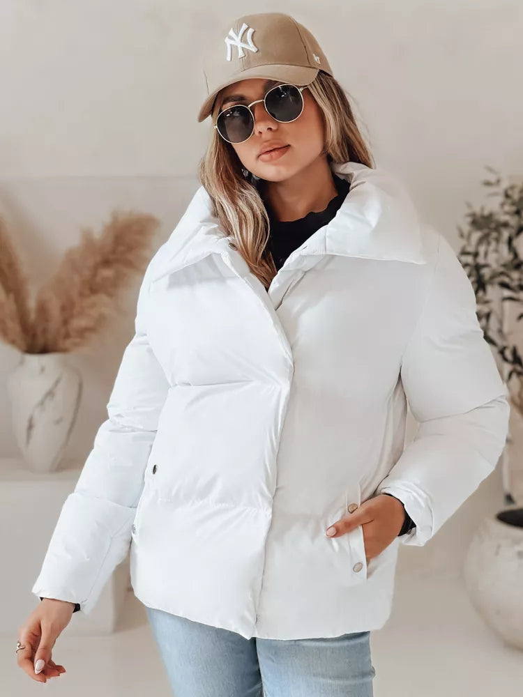 Women's white winter jacket Lari