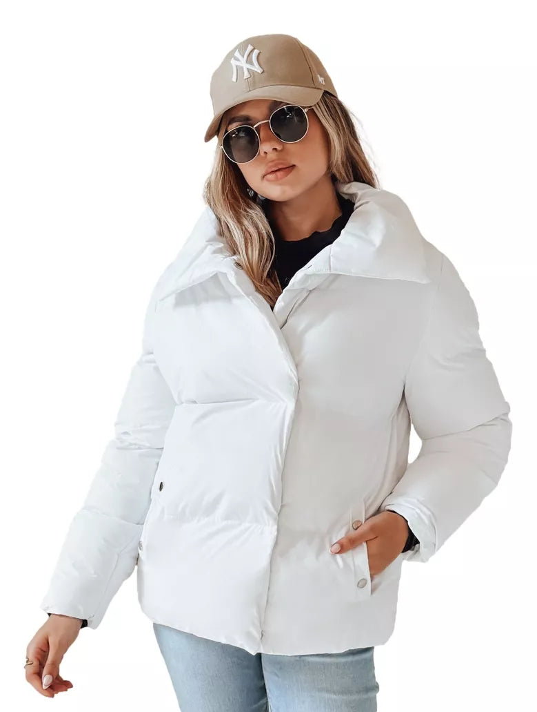 Women's white winter jacket Lari