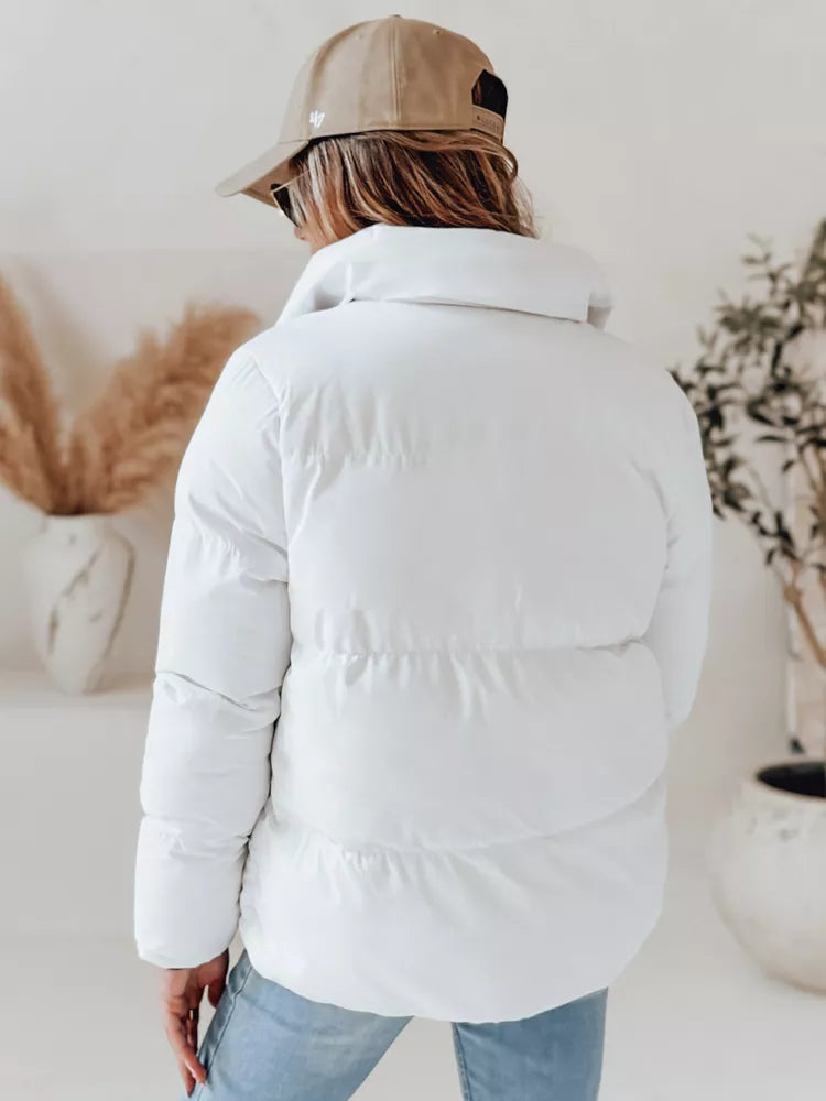 Women's white winter jacket Lari