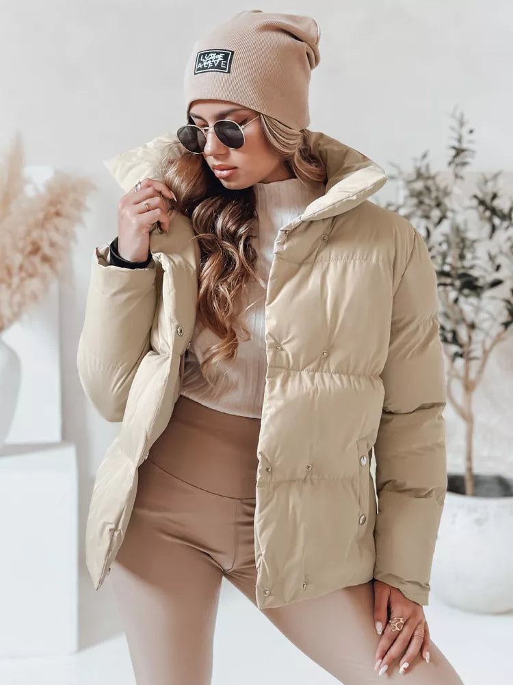 Women's winter light brown jacket Lari