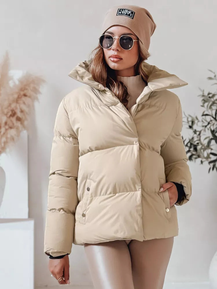 Women's winter light brown jacket Lari