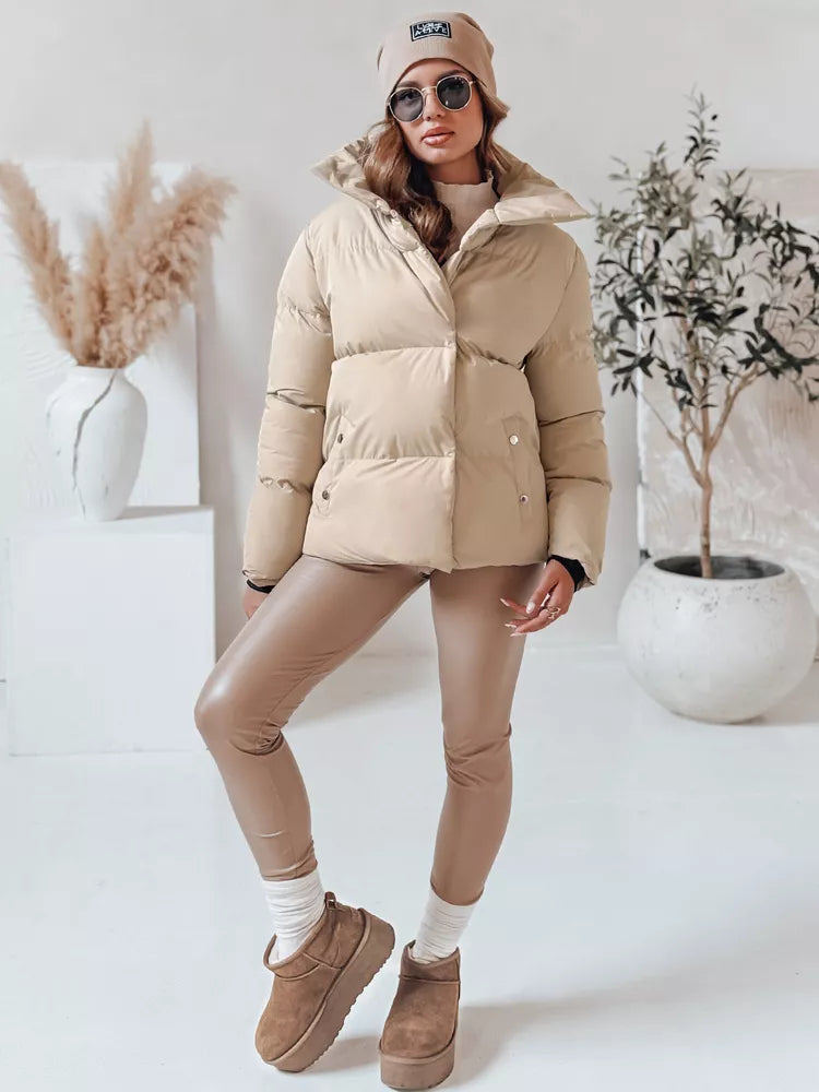 Women's winter light brown jacket Lari