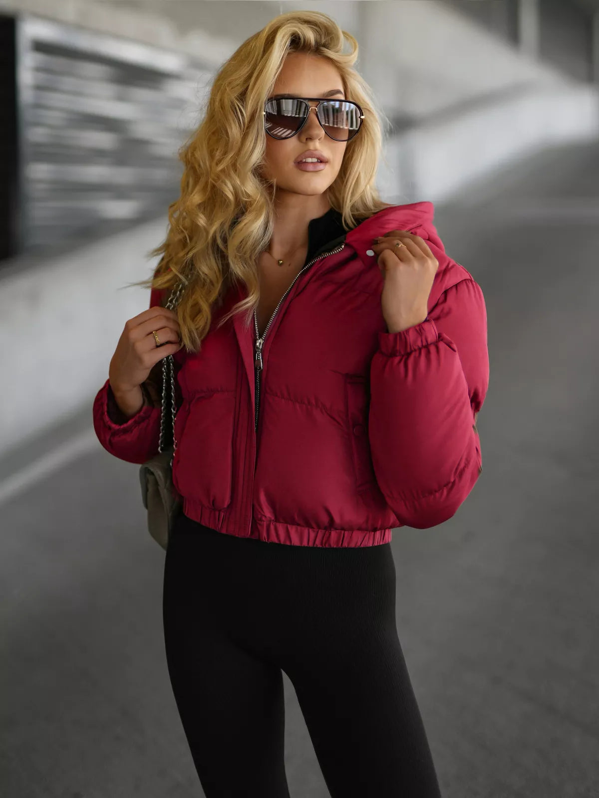 Women's red jacket Trini