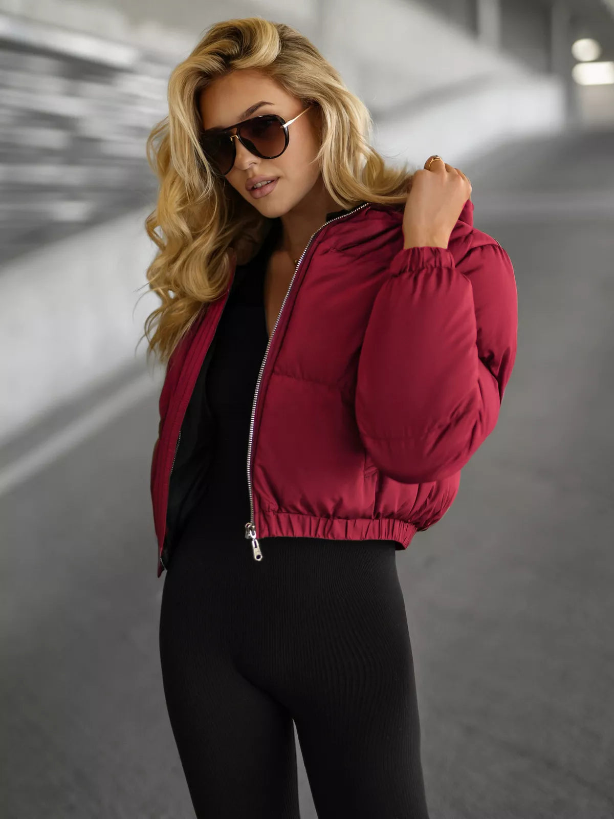 Women's red jacket Trini