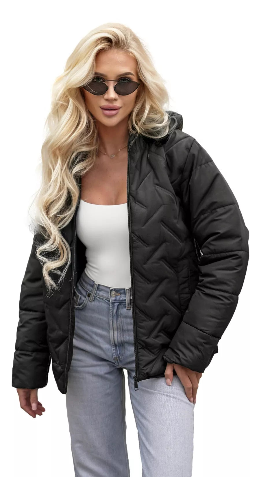 Women's black jacket Erlin