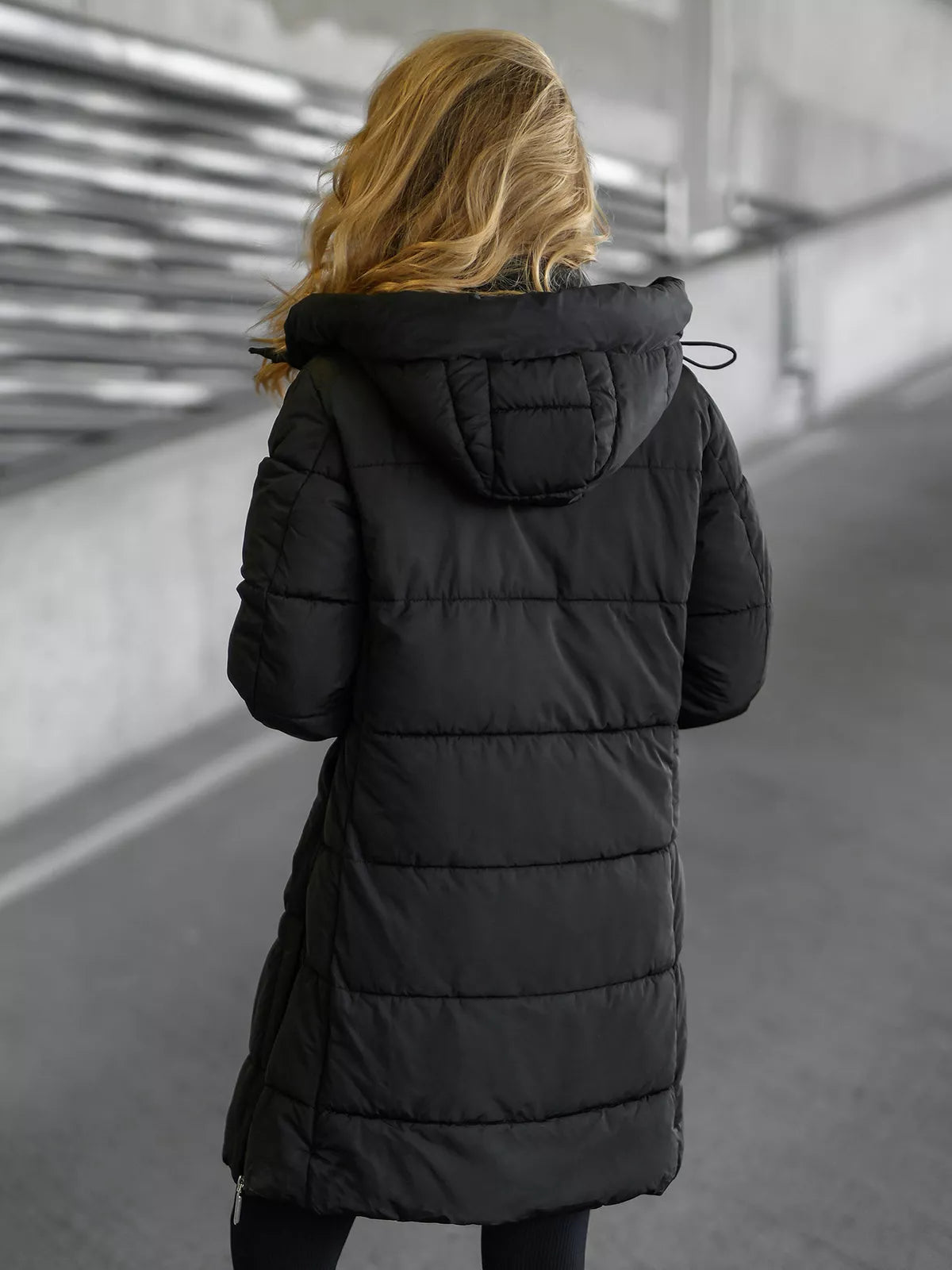 Women's black winter jacket Flint