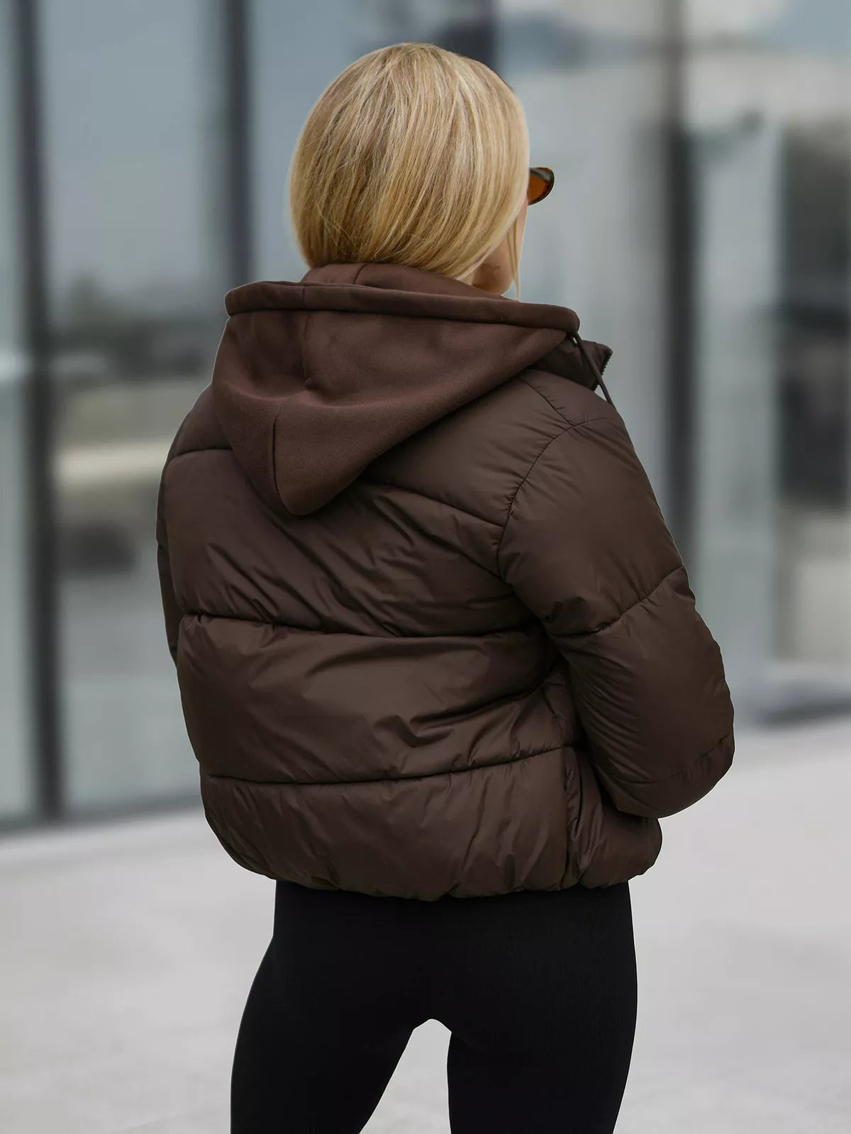 Dark brown women's jacket Beni