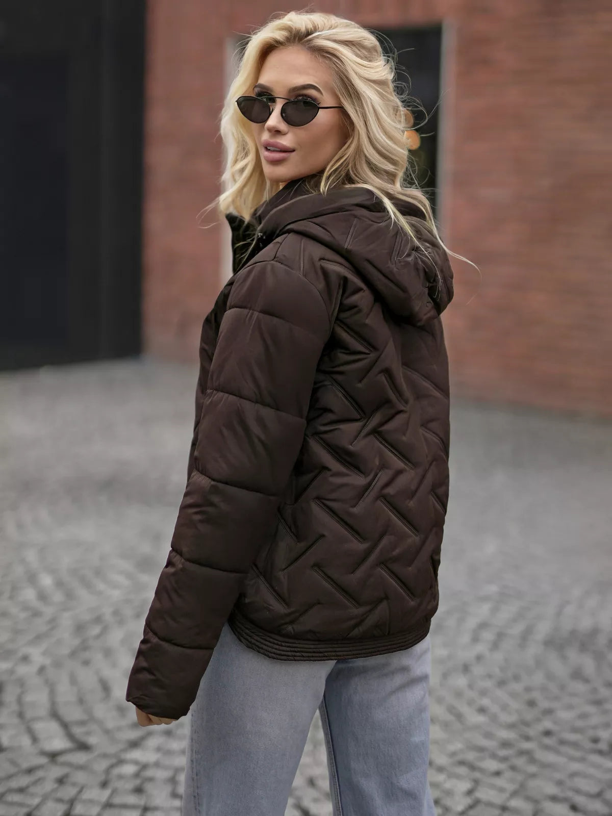 Women's brown jacket Erlin