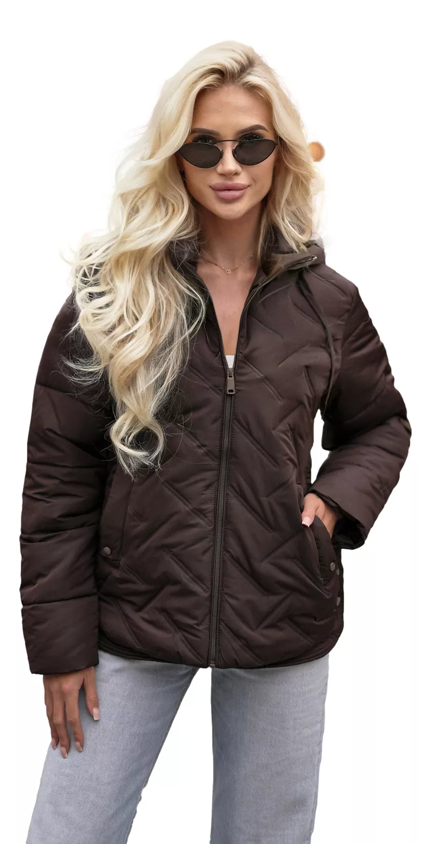 Women's brown jacket Erlin