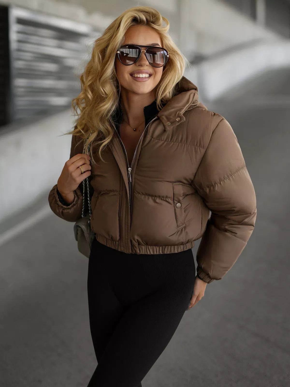 Women's brown jacket Trini