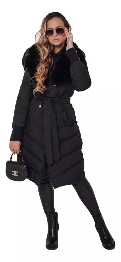 Women's winter black jacket Karlin