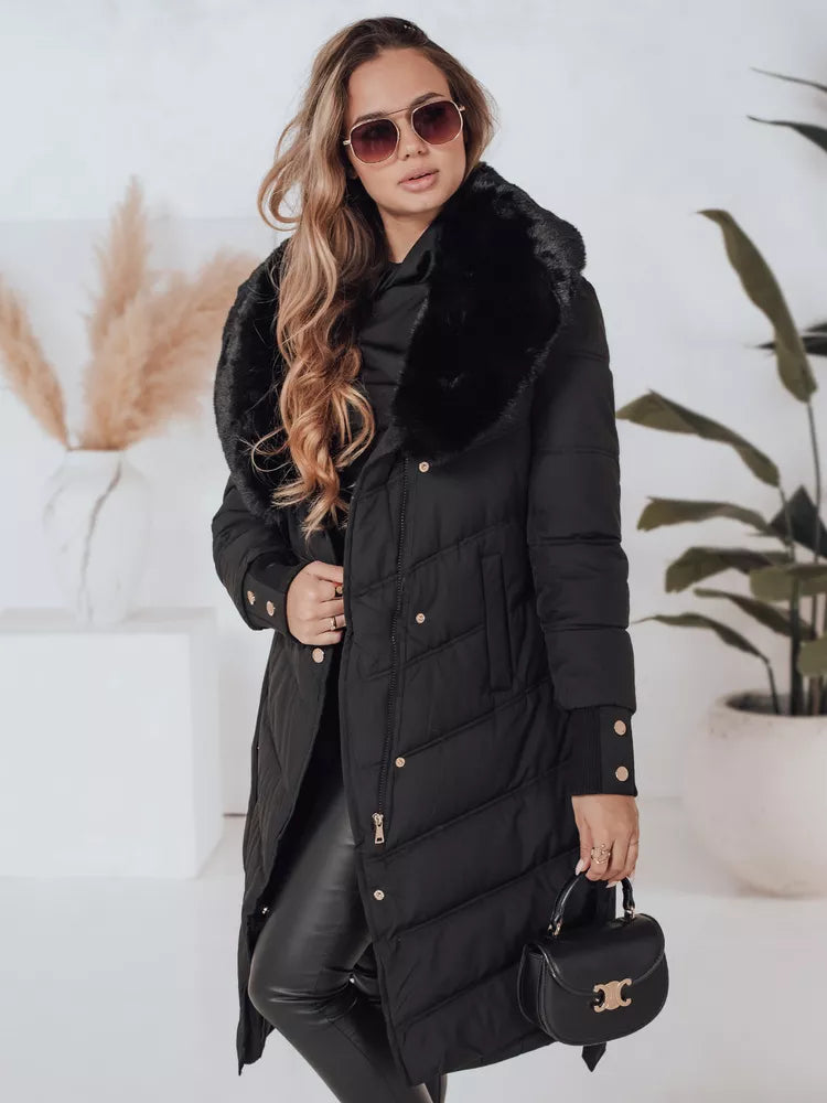 Women's winter black jacket Karlin