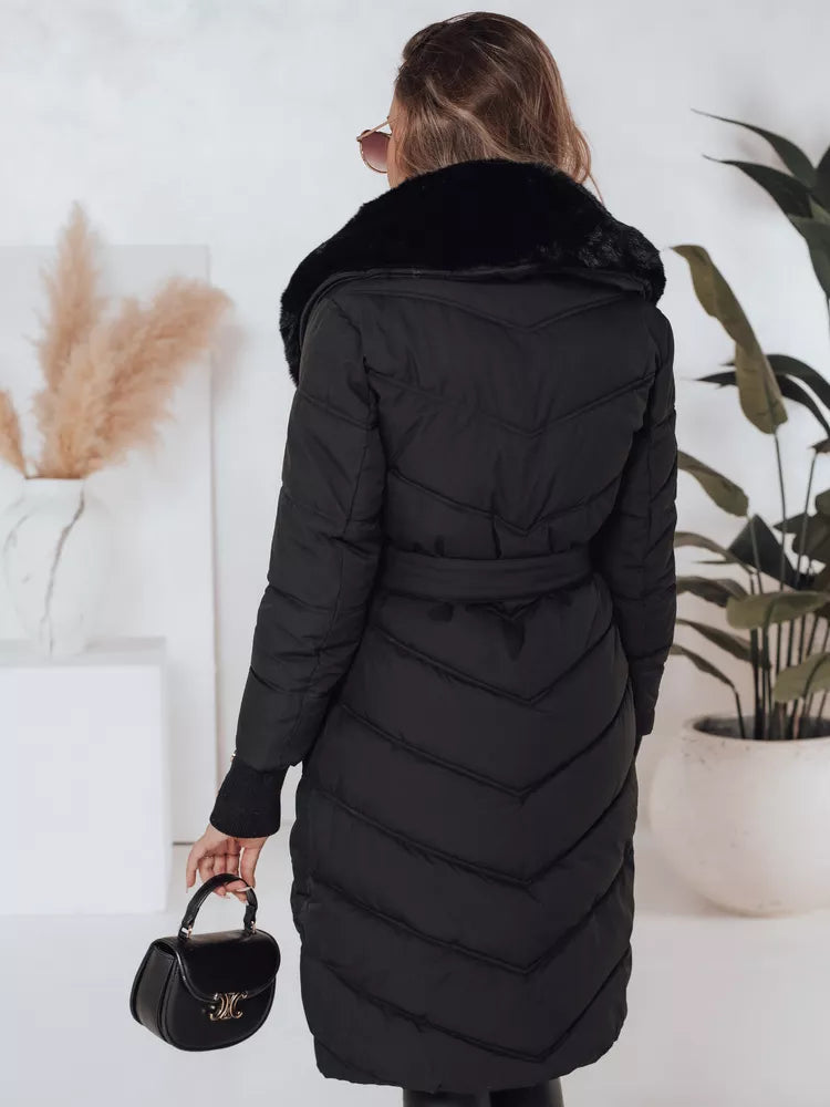 Women's winter black jacket Karlin