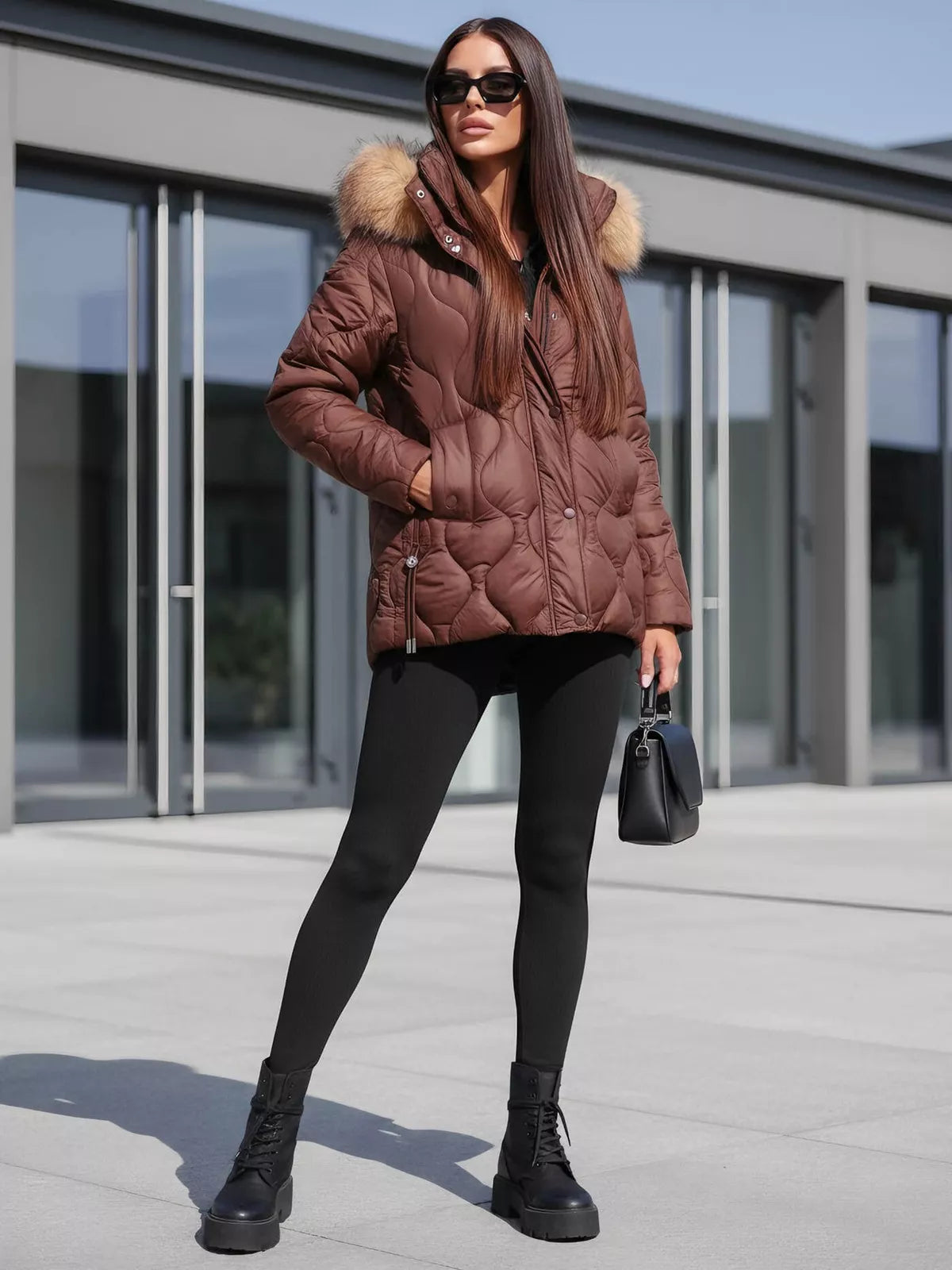 Women's brown jacket Mona