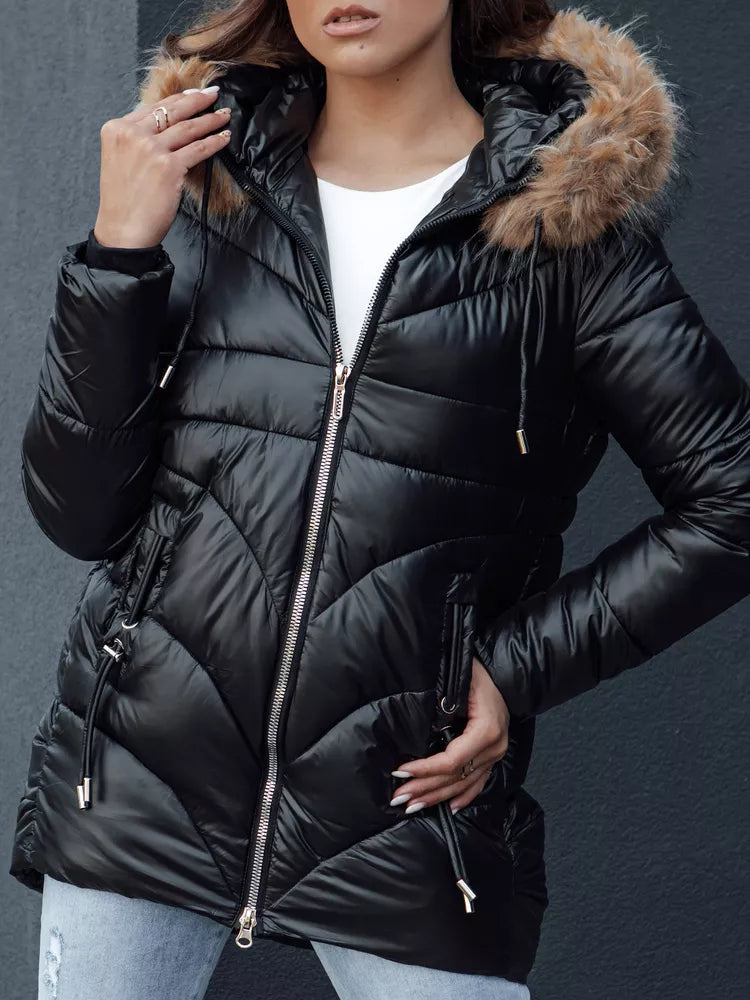 Women's winter black jacket Jessica