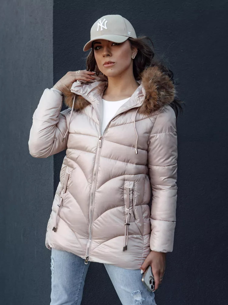 Women's winter pink jacket Jessica