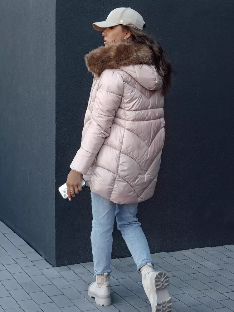 Women's winter pink jacket Jessica