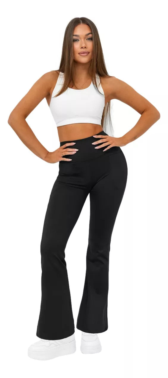 Women's black sports flared pants Active