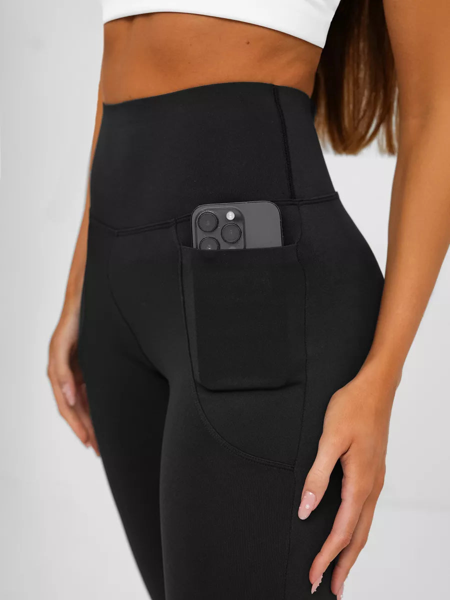 Women's black sports flared pants Active