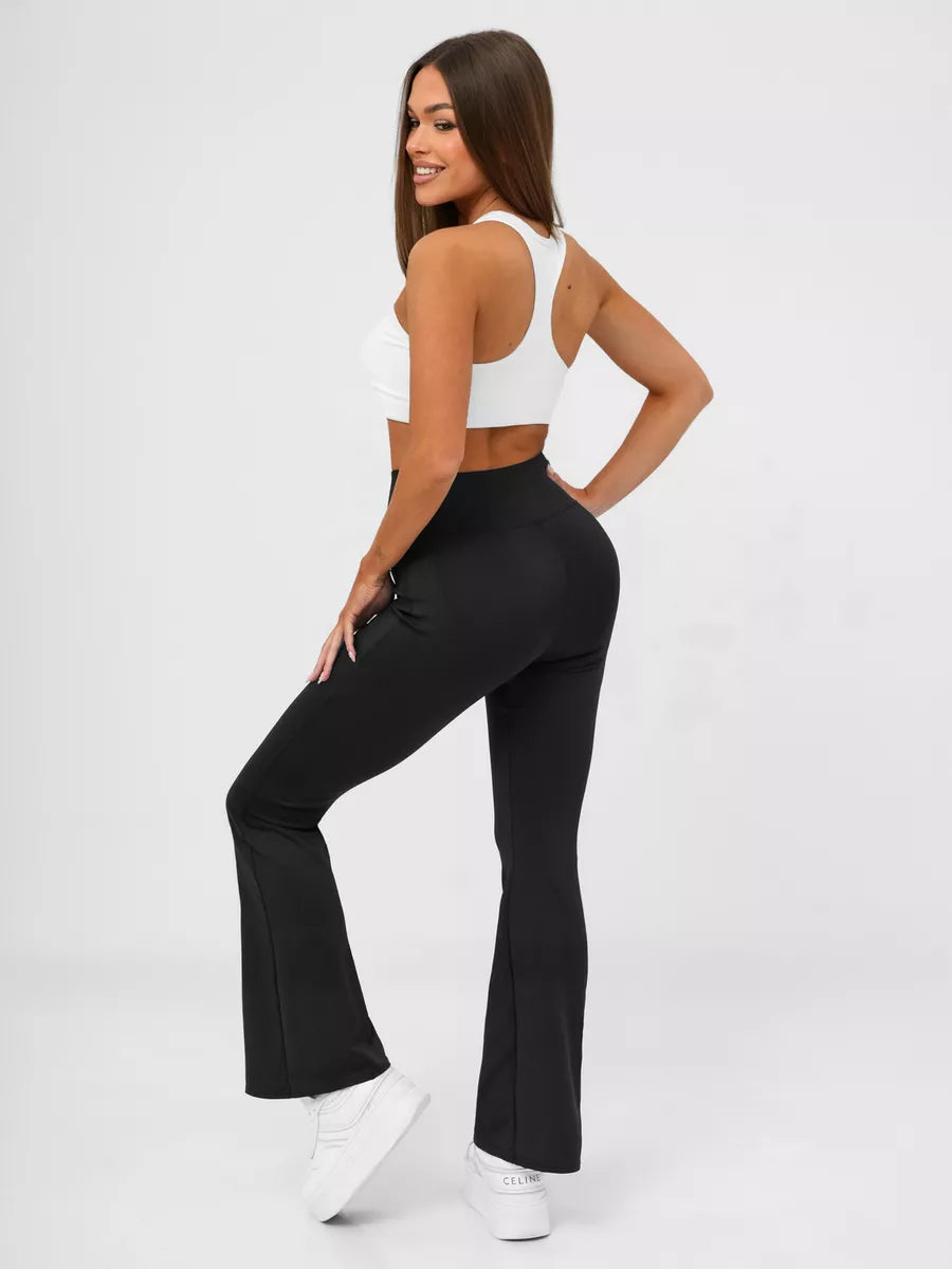 Women's black sports flared pants Active