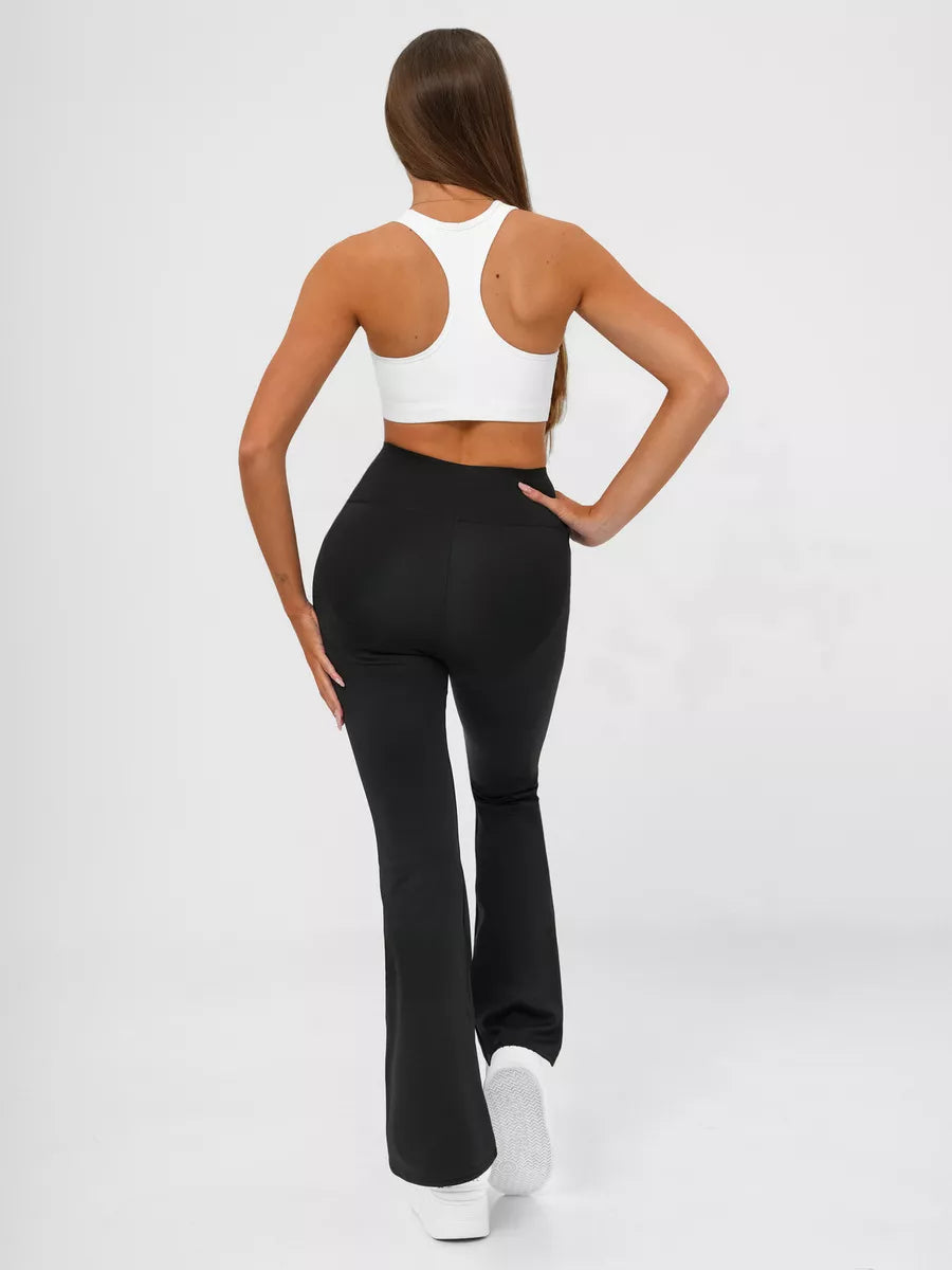 Women's black sports flared pants Active