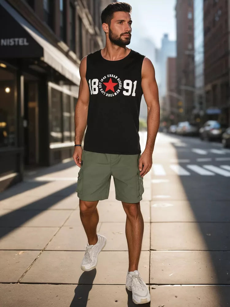 Men's black Riders T-shirt