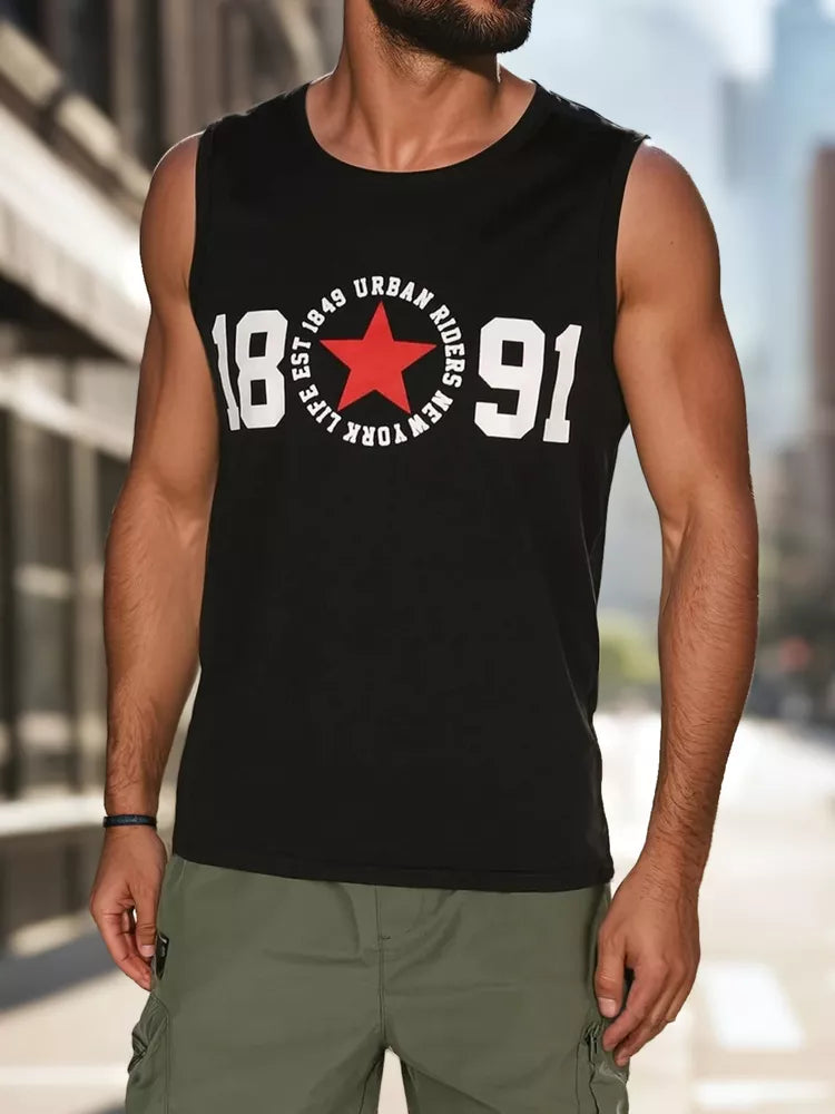 Men's black Riders T-shirt