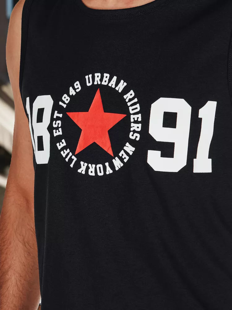 Men's black Riders T-shirt