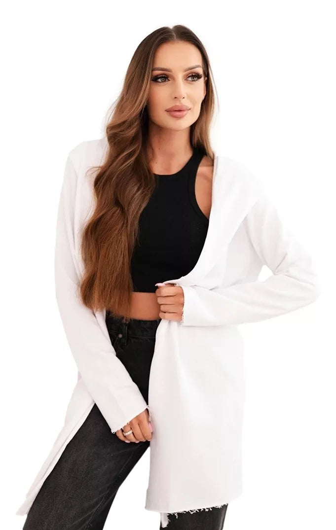 Women's white hoodie Alison