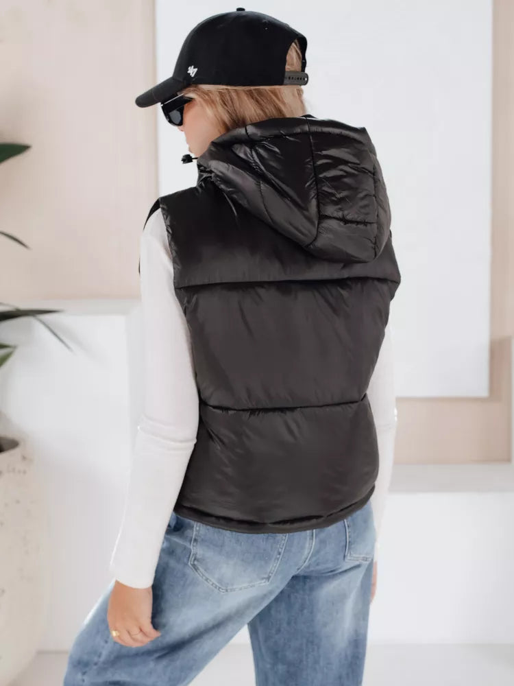 Women's black vest Sedar