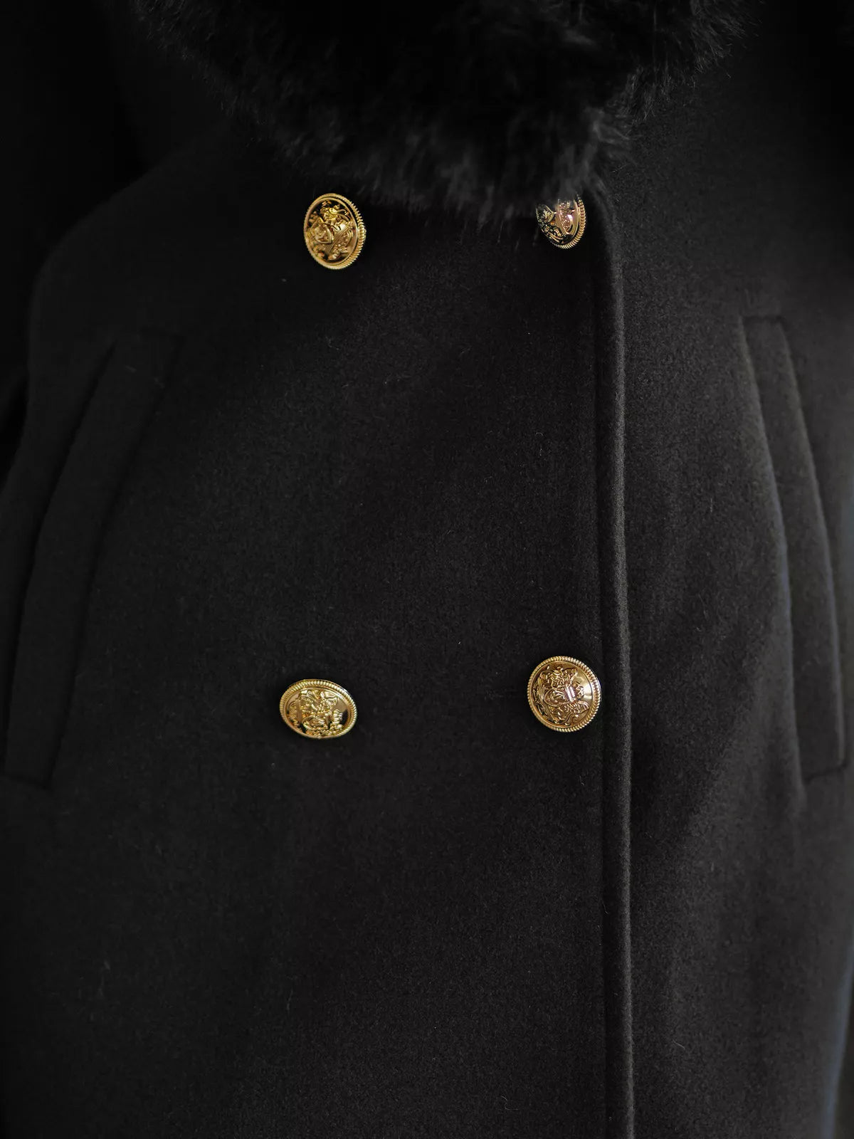 Women's black coat Classy