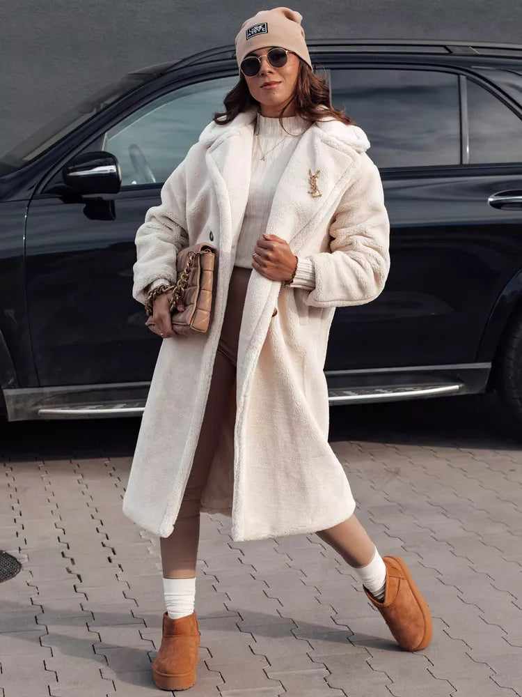 Women's winter brown coat Luxer