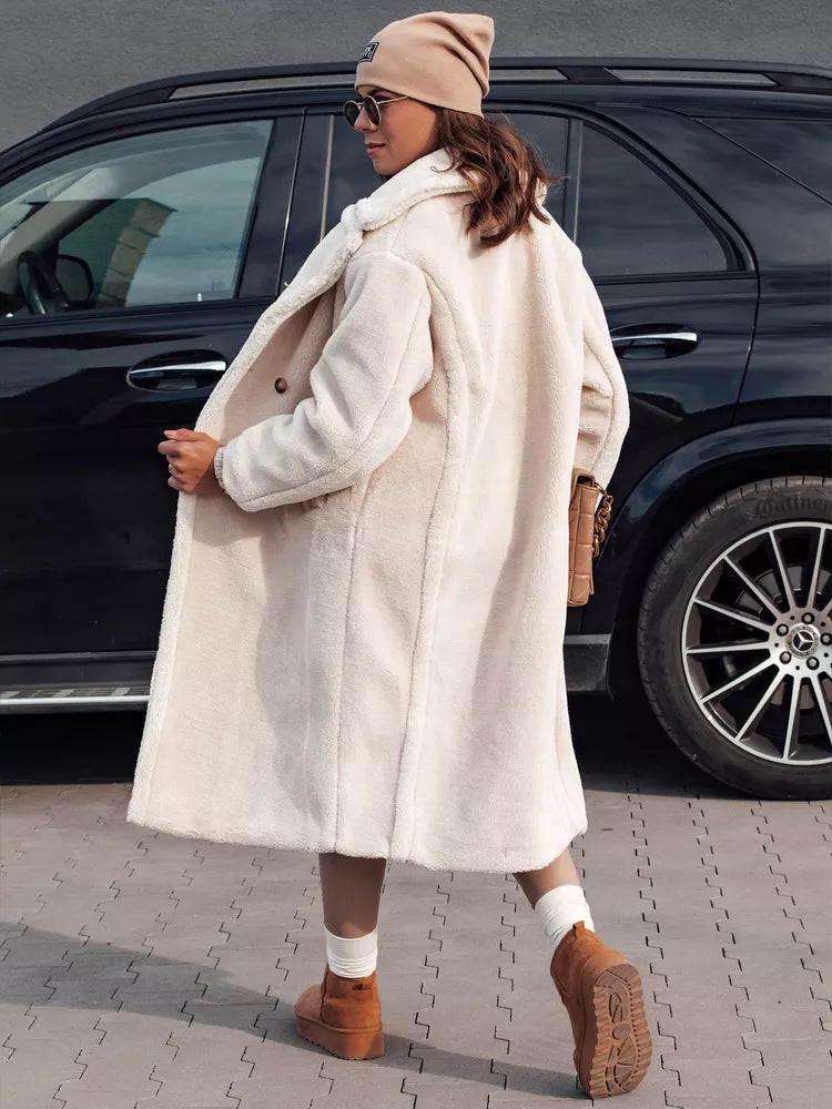 Women's winter brown coat Luxer