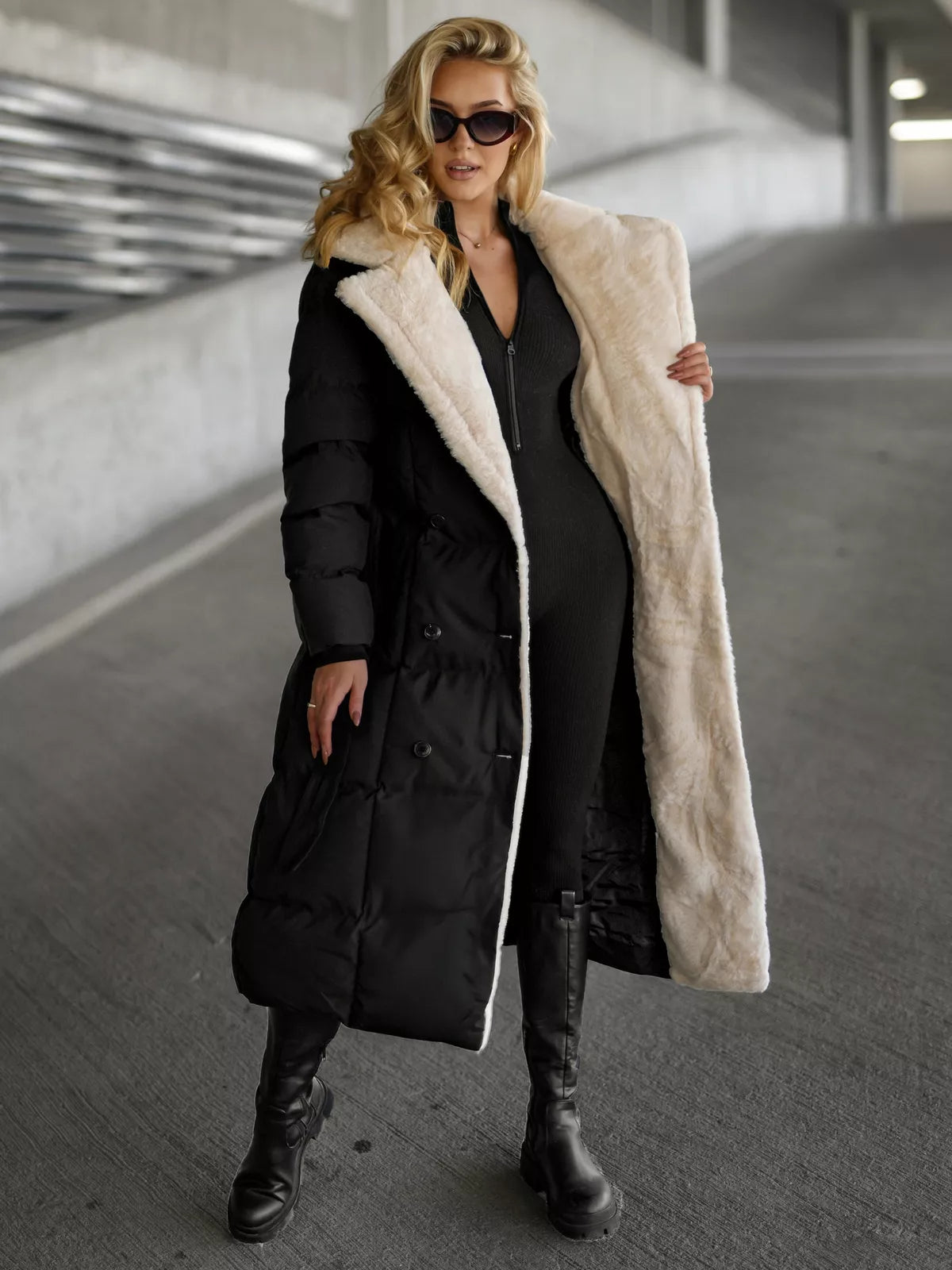 Women's quilted black jacket Charlot