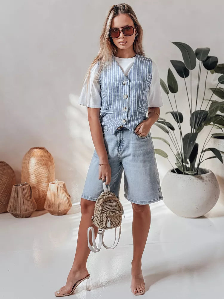 Women's blue denim shorts Kelsey 