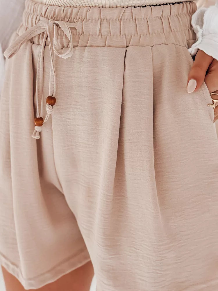 Women's brown shorts Summer