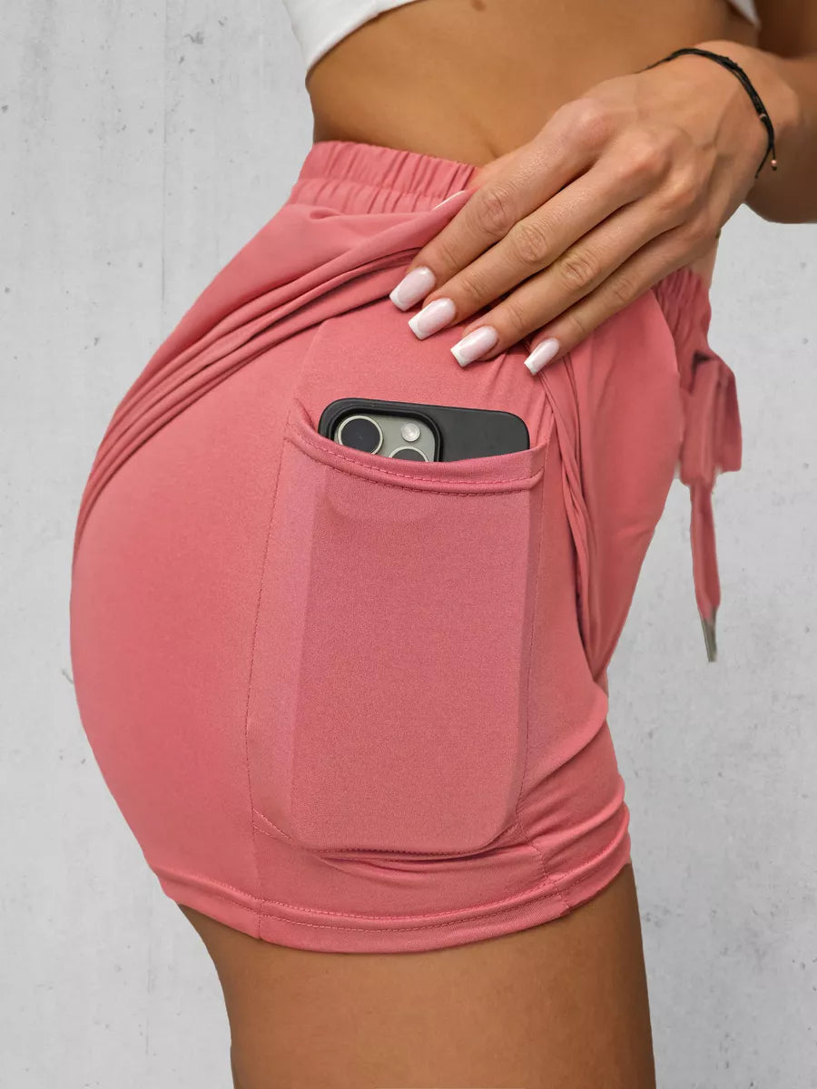 Women's pink sports shorts Boni