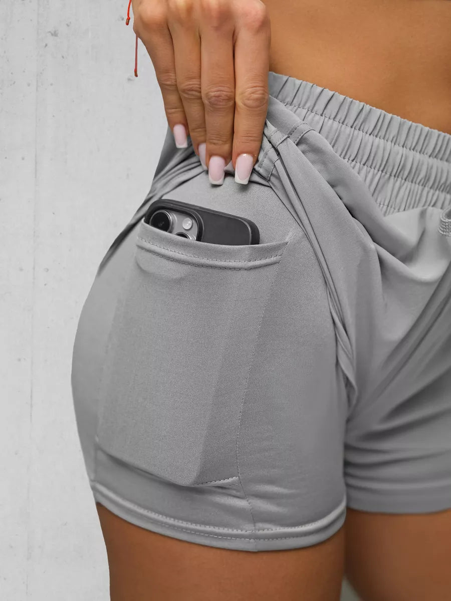 Women's sports gray shorts Boni