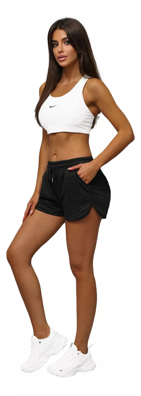 Women's black shorts Afra