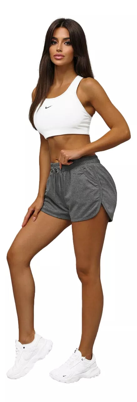 Women's dark gray shorts Afra