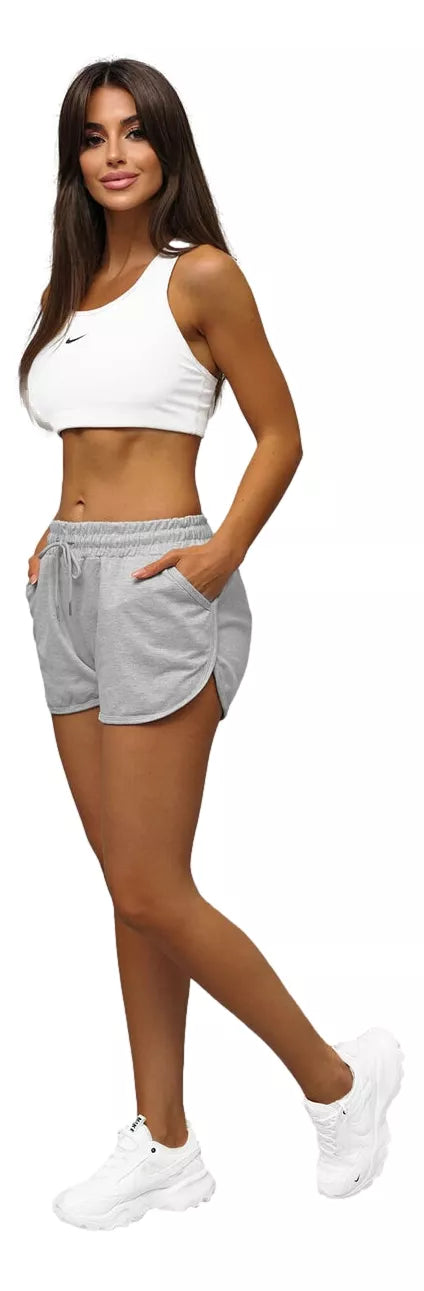 Women's gray shorts Afra
