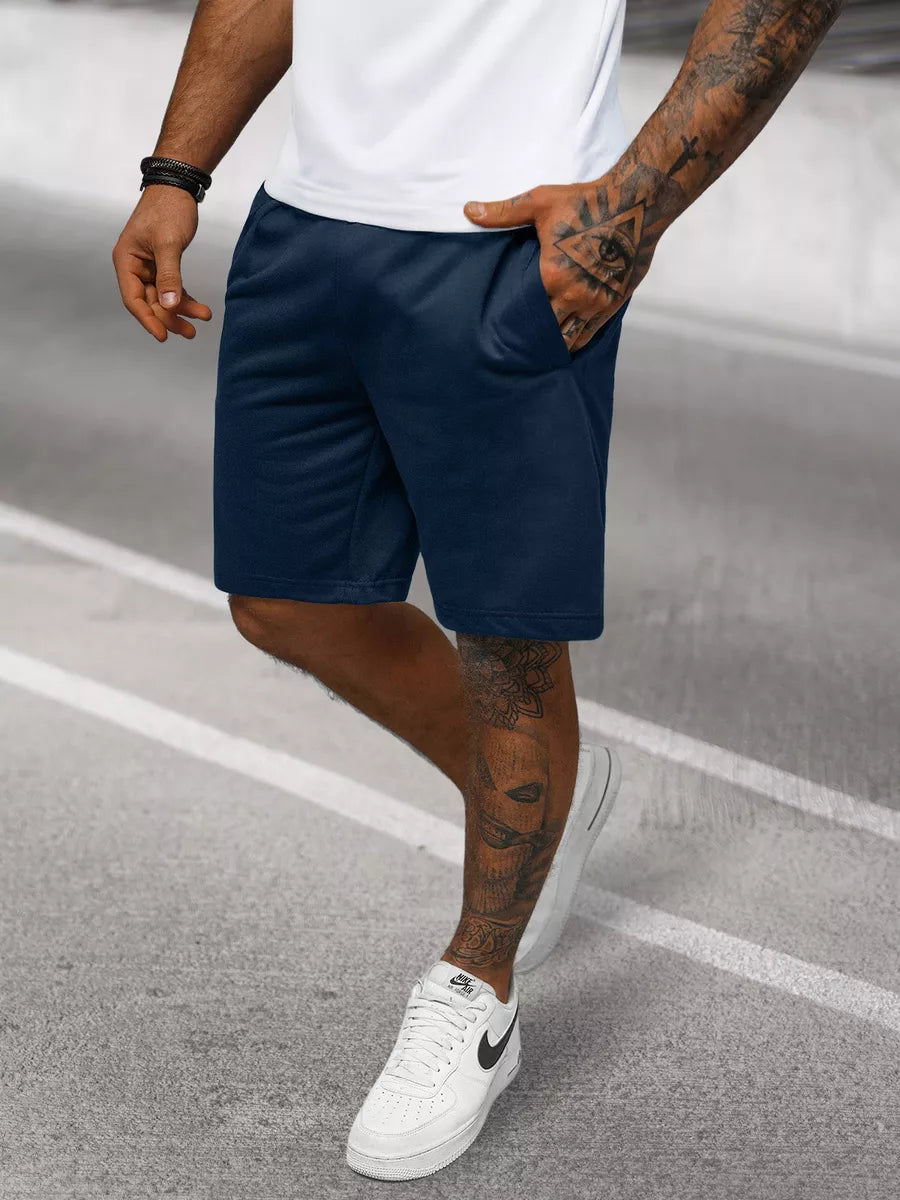 Dark blue men's sports shorts Saravi