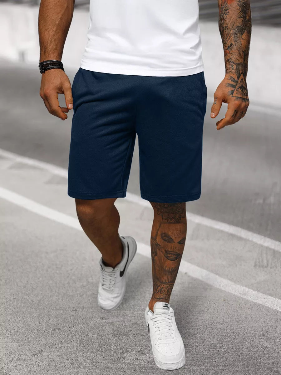 Dark blue men's sports shorts Saravi